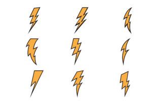 Thunderbolt Flash Lightning Logo Graphic By Alby No Creative Fabrica