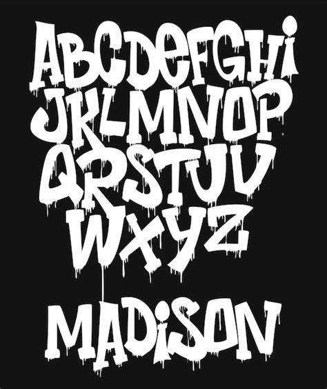 Marker Graffiti Font Ilustraci N De Tipograf A Manuscrita Vector Premium