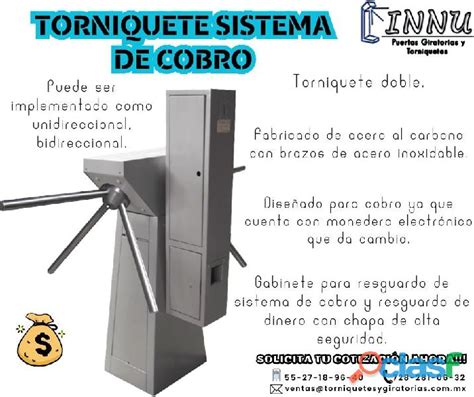 Torniquete Con Sistema De Cobro En Lerma Clasf Servicios