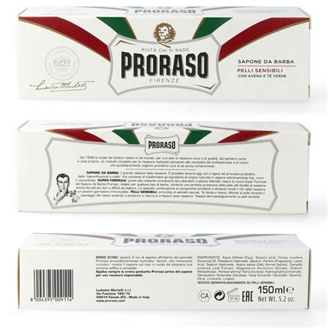 Proraso Rasierseife Tube Pelli Sensibili 150 Ml Weiss