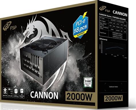 FSP 2000 52AGPBI Cannon Pro 2000W Modular Power Supply 80 Plus