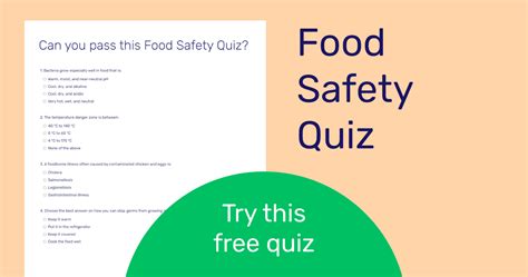 Food Safety Test Questions Answers Food Handlers Cheat Sheet