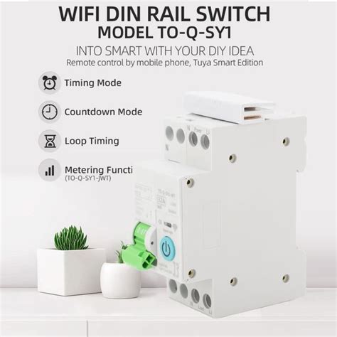 Minifinker Disjoncteur Wi Fi Disjoncteur Wifi P N A Ac V Ka