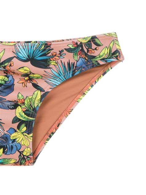 Amir Slama Printed Bikini Set Neutrals Farfetch