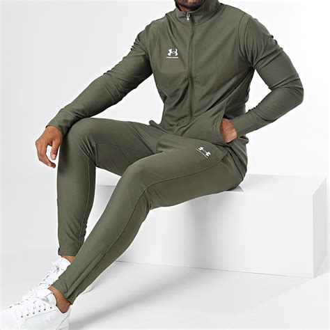 Under Armour Ensemble De Survetement Tracksuit 1379592 Vert Kaki