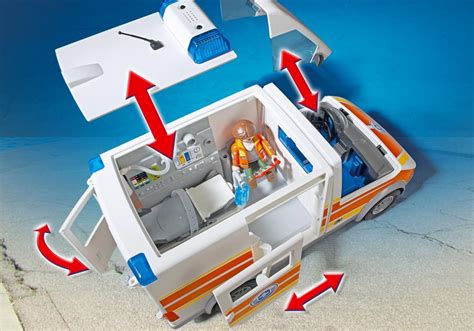 Playmobil City Action Pas Cher Ambulance Avec Secouristes