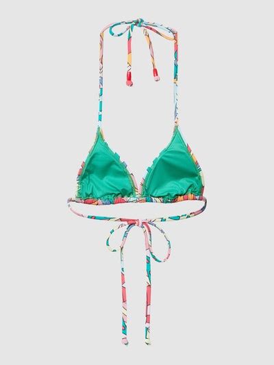 Barts Bikini Oberteil Mit Allover Print Modell Flinder Gruen Online