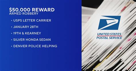 Postal Inspectors Offer 50 000 Reward For Usps Letter Carrier Robbery