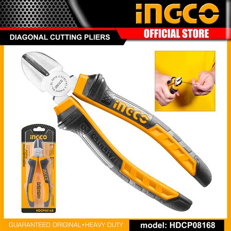 INGCO Diagonal Cutting Pliers With Comfortable Grip 6 HDCP08168 IHT