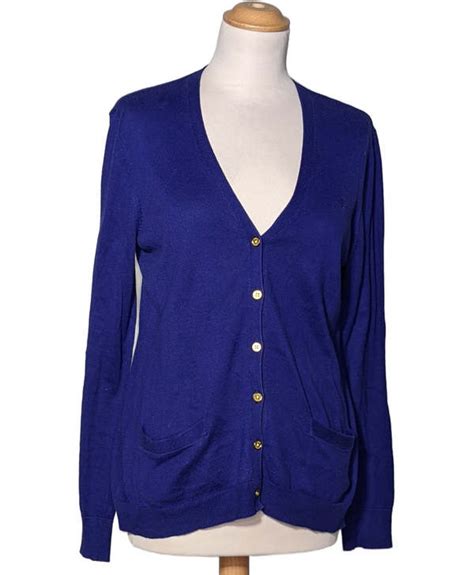 Ralph Lauren Gilet Cardigan Bleu Femme Des Marques Vous