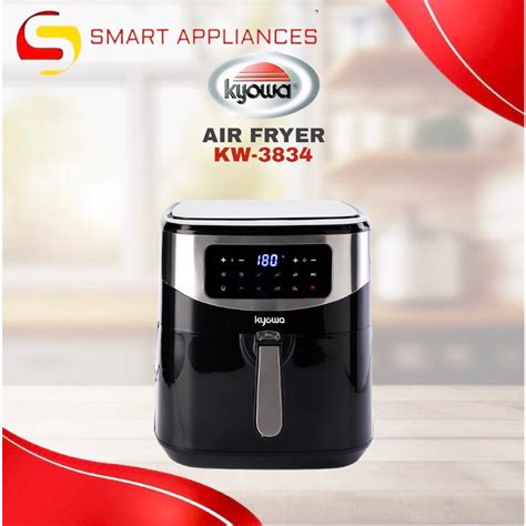 Kyowa Digital Air Fryer Liters Kw Black By Smart Appliances