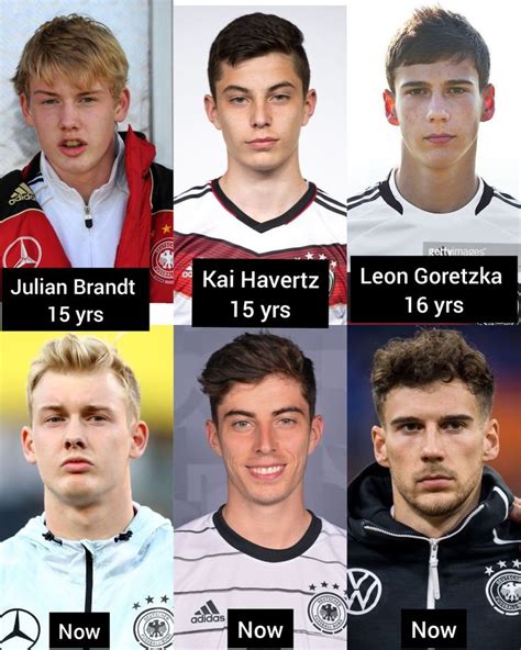 Julian Brandt Kai Havertz Leon Goretzka Dibujos De Labios