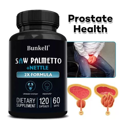 SAW PALMETTO 500MG With Nettle Premium Prostate Health Support