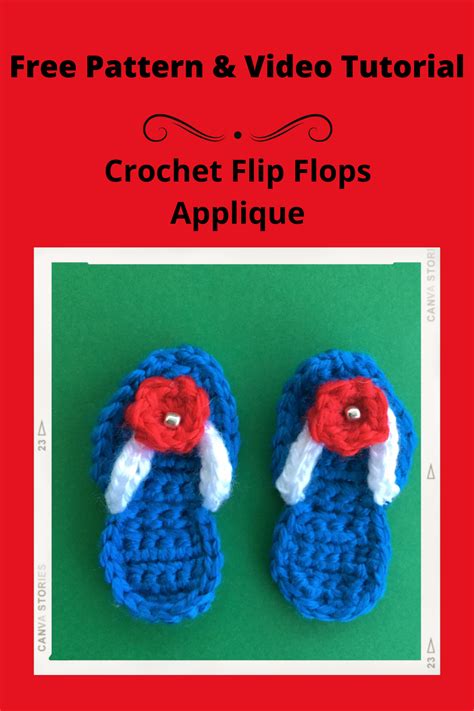 Crochet Flip Flops Pattern Artofit