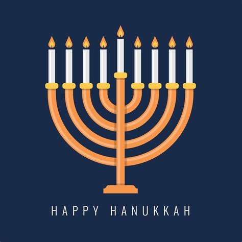 Traditional Menorah For The Jewish Hanukkah Festival 266340 Vector Art