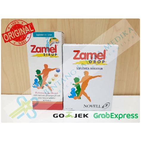 Jual Zamel Drop Zamel Syrup Vitamin Anak Anak Shopee Indonesia