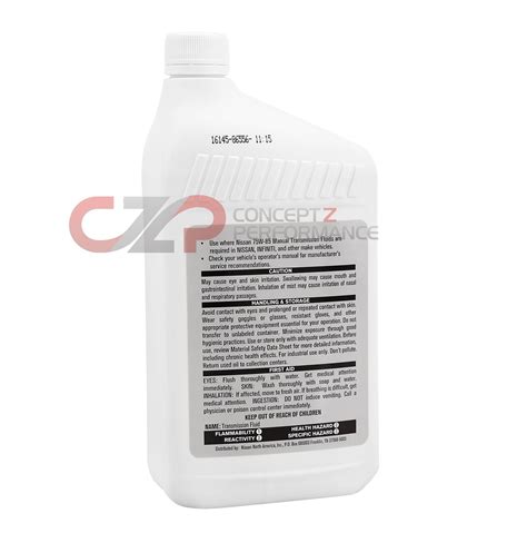 Nissan Infiniti Nissan Oem Manual Transmission Fluid Mtf Fl Oz