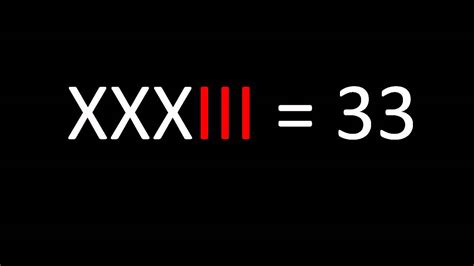 Conversion and Characters’ Table of XXXVII Roman Numeral - Programming ...