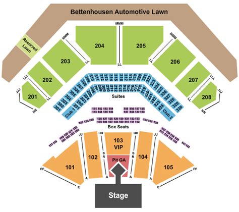 Hollywood Casino Amphitheatre Seating Chart