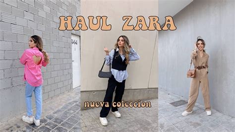 Haul ZARA nueva colección TRY ON YouTube