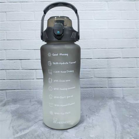 Jual Botol Minum Heenoor Botol Air Minum Motivasi Tritan Liter