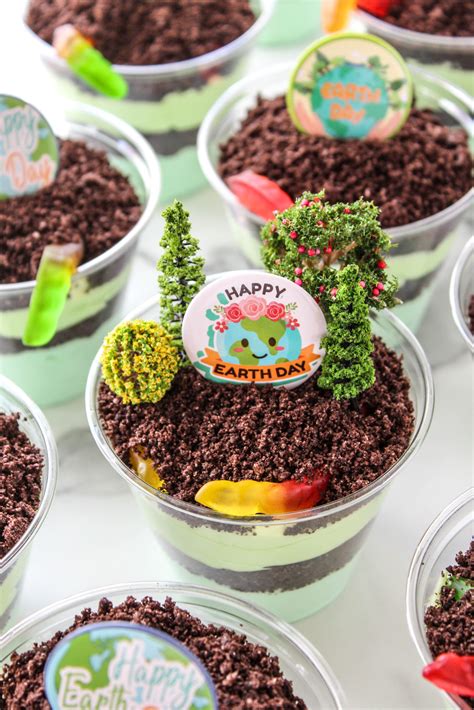 Earth Day Oreo Dirt Cake Cups Baking You Happier