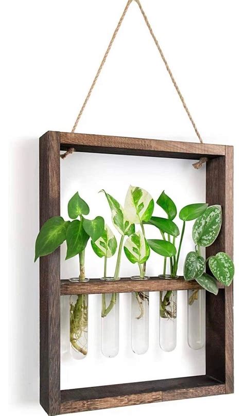 Package Includes X Wooden Frame X Test Tube Vase X Non Trace