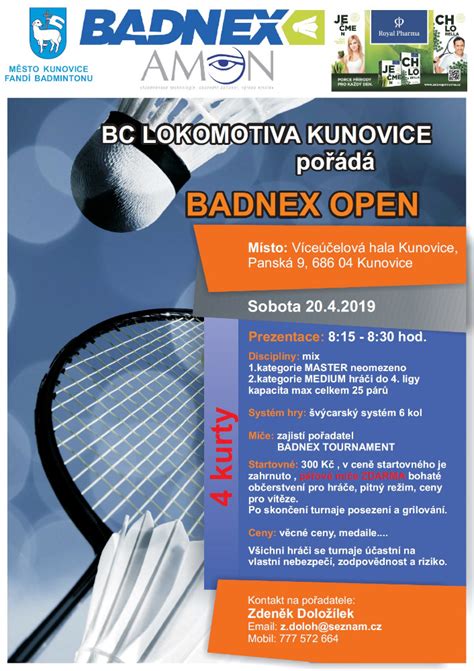 Pozv Nka Na Mixy V Kunovic Ch Badminton Je Badec Cz