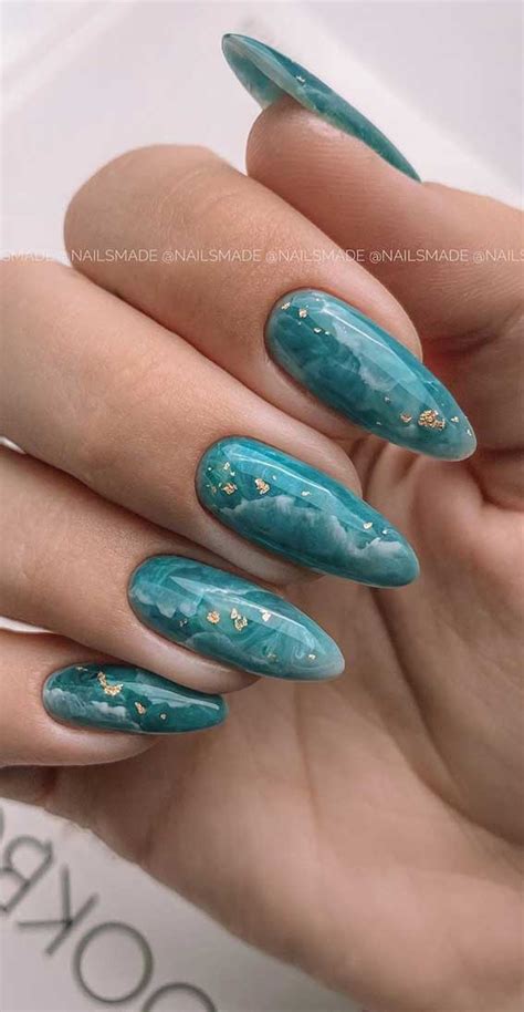 57 Pretty Nail Ideas The Nail Art Everyones Loving Emerald Nails