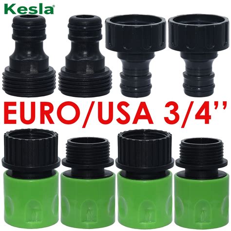 KESLA Quick Connector Nipple EURO USA 3 4 Inch Male Threaded Hose Pipe