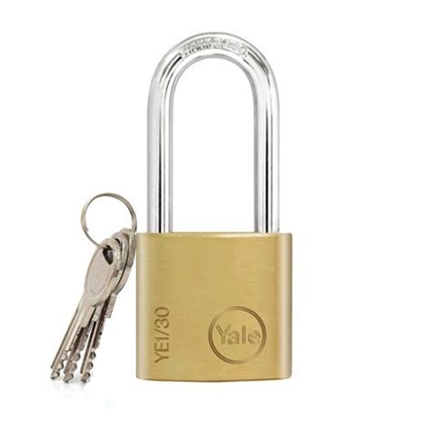 Yale Brass Padlock YE1 30 132 1 30mm Long Shackle Taptohome