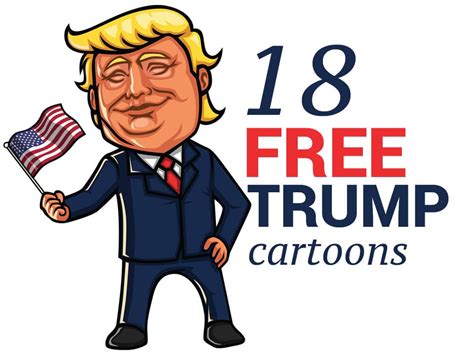 18 FREE Donald Trump Clipart Cartoons - FriendlyStock