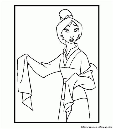 Coloriage Mulan Clip Art Library