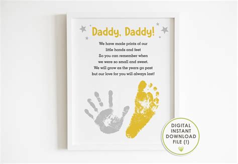 Printable Father S Day Handprint Poem