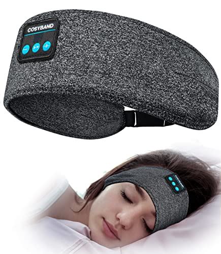 Sleep Headphones Adjustable, Perytong Wireless Sleep Earbuds, Ear Muffs ...