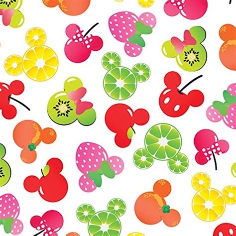 Springs Creative Disney Mickey And Minnie Mouse Fruits White