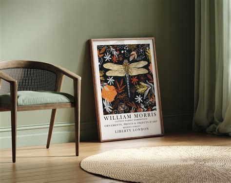 William Morris Inspired Print William Morris Poster William Morris