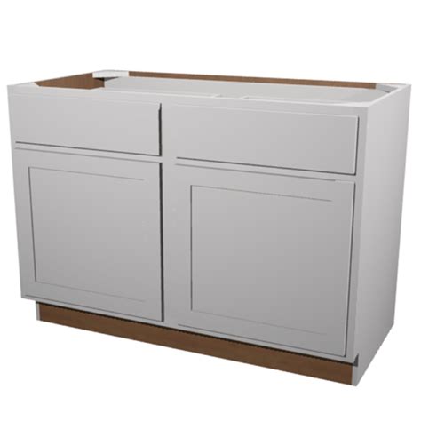 Spring Orchard Georgetown Maple White X Double Drawer Base