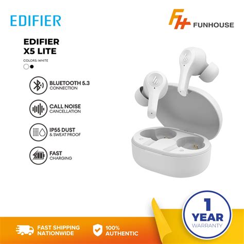 Funhouse Edifier X Lite Tws True Wireless In Ear Earphone Usb