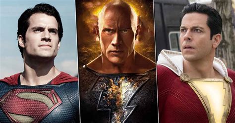 Black Adam Neither Henry Cavill As Superman Nor Zachary Levi As Shazam