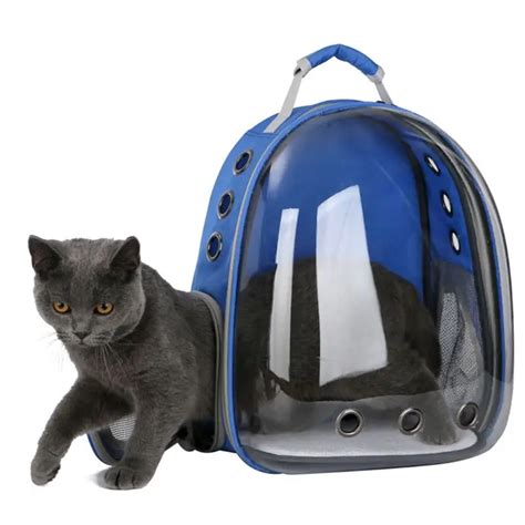 Breathable Transparent Capsule Pet Cat Puppy Travel Space Backpack ...