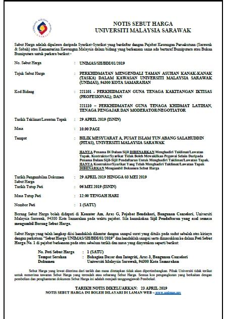 Unimasshbdi012019 Perkhidmatan Mengendali Taman Asuhan Kanak Kanak