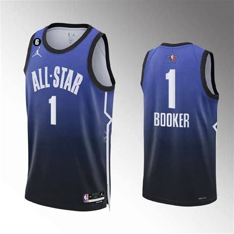 Phoenix Suns Devin Booker 2023 Nba All-Star Blue Jers… - Gem