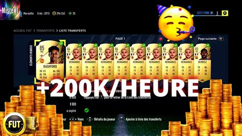 Fut Achat Revente Des Cartes Incroyables K Heure