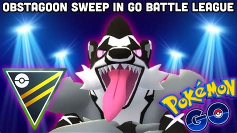 Obstagoon Sweeps A Team Solo In Go Battle League Pokemon Go S2 Ultra