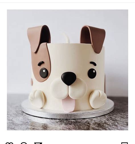 Pin by Bárbara Brunozzi on mesversario Dog birthday cake Puppy