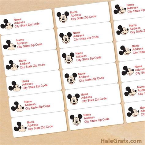 Simple Free Printable Mickey Mouse Name Tags Preschool Teacher