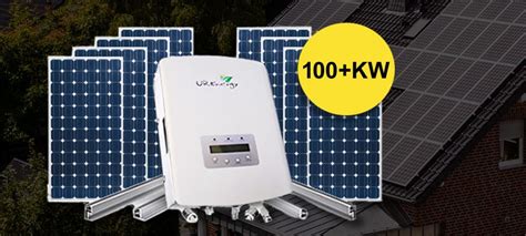 Commercial Solar Packages 100 KW Solar Panel System Kit U R Energy