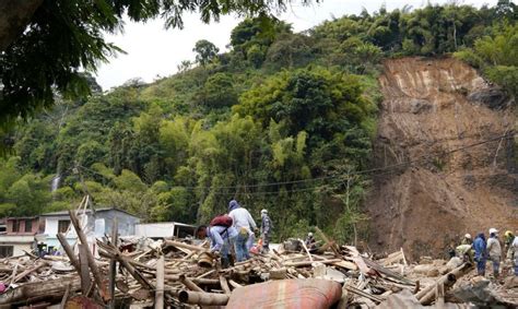 Deslizamento de terra deixa 14 mortos na Colômbia Notibras