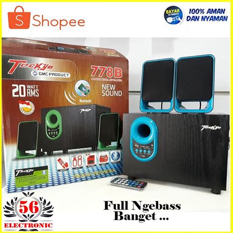 Jual Speaker Aktif Gmc Teckyo B Extra Super Sound Bluetooth Shopee